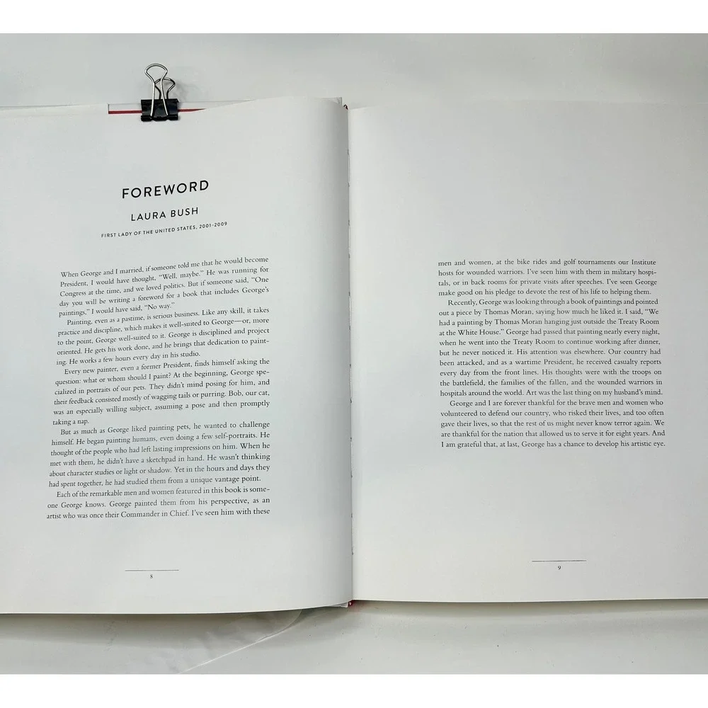 PORTRAITS of COURAGE by George W Bush Hardcover First Edition 2017 Tribute